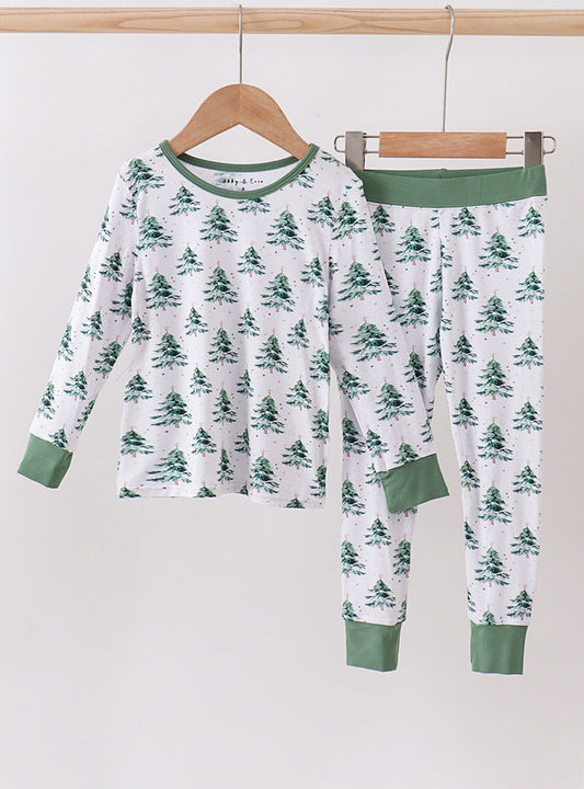 Green Tree Bamboo Pajamas