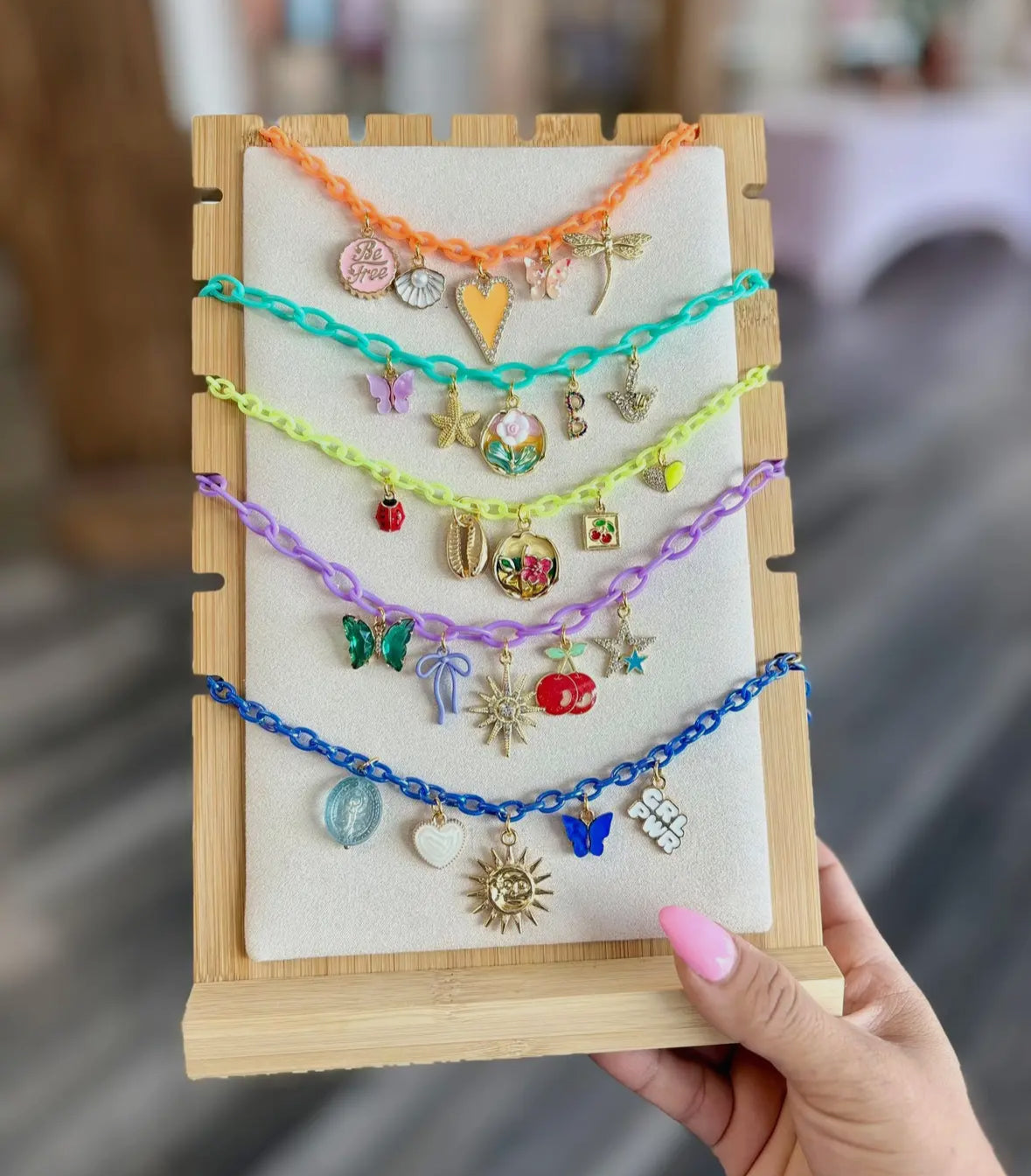 Pre-Order Colorful Surprise Charm Necklace (WS)