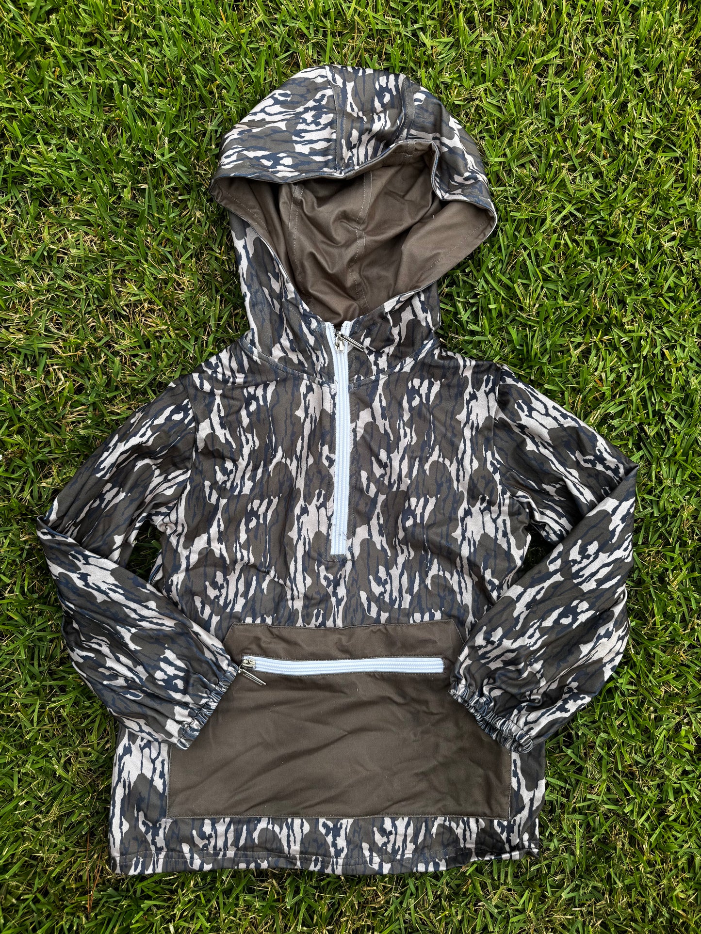 Camo Hooded Pullover