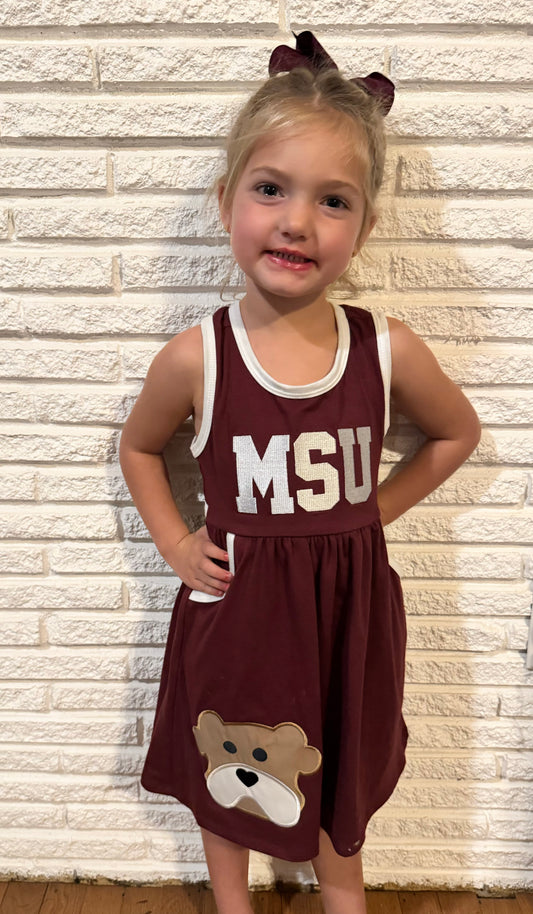 MSU Bulldog Gameday Mode Dress