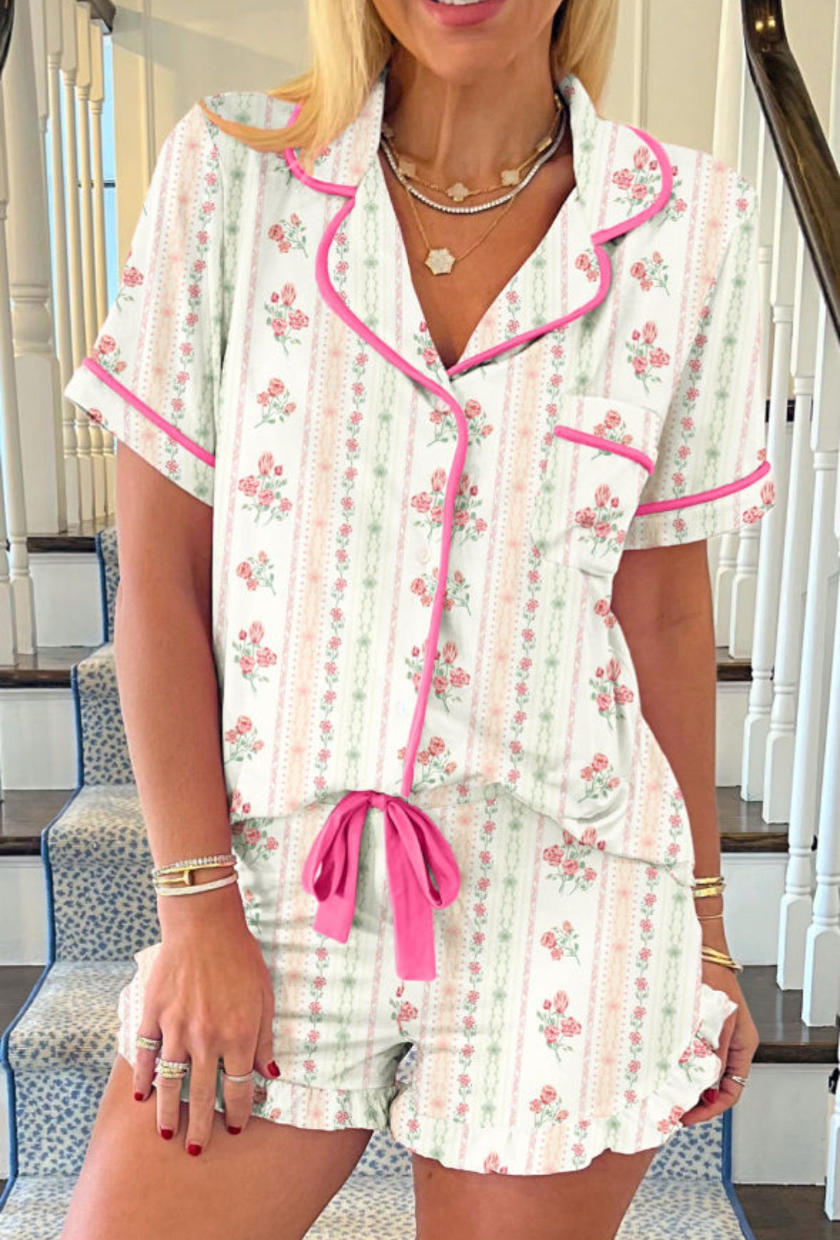 Pre-Order Pink Floral PJs