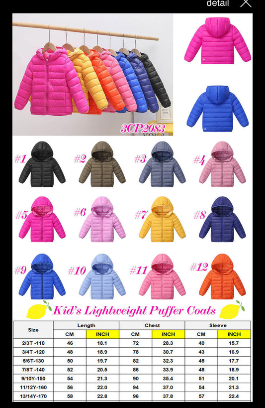 Kid’s Puffer Jackets