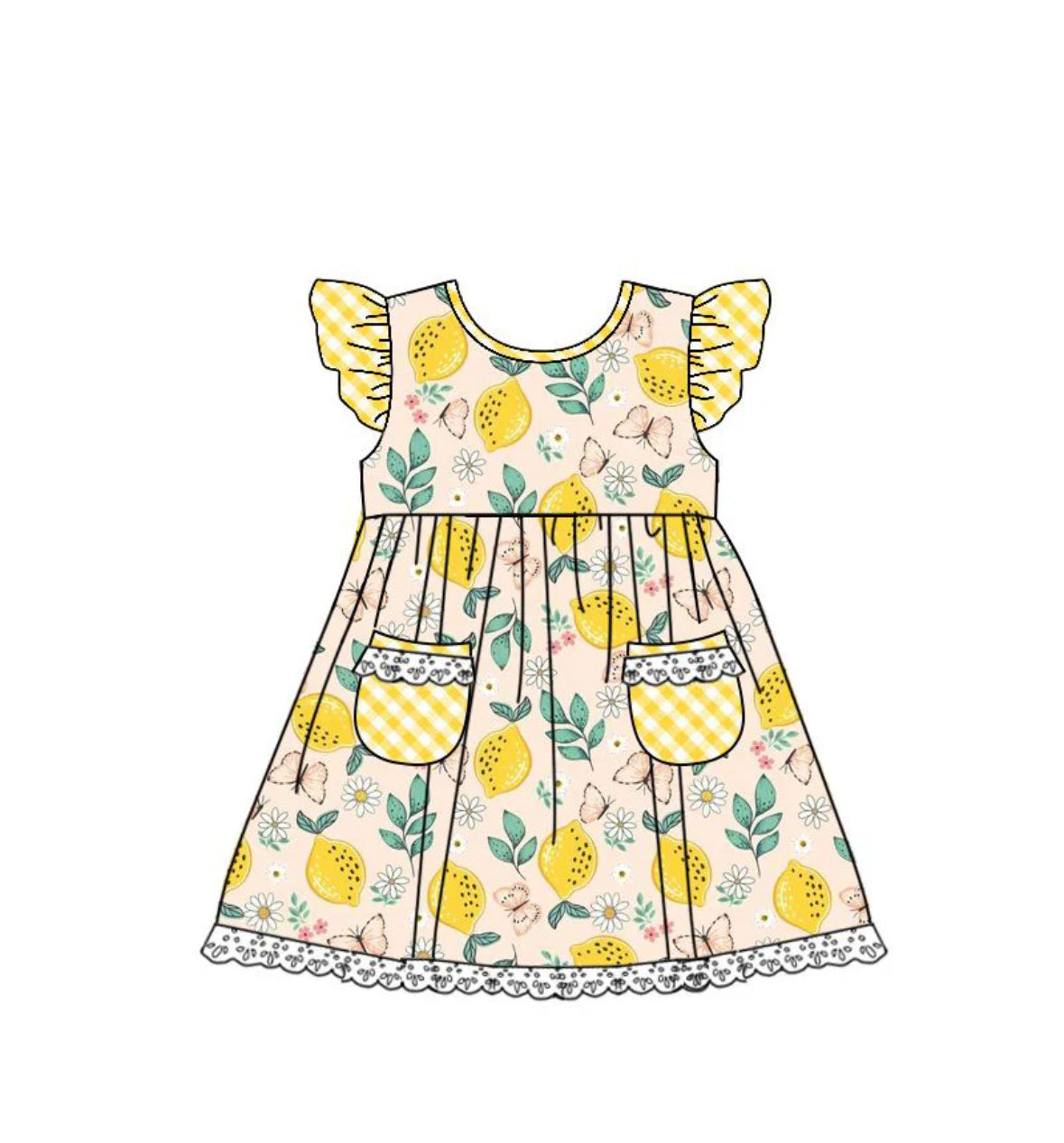 Yellow Lemon Dress