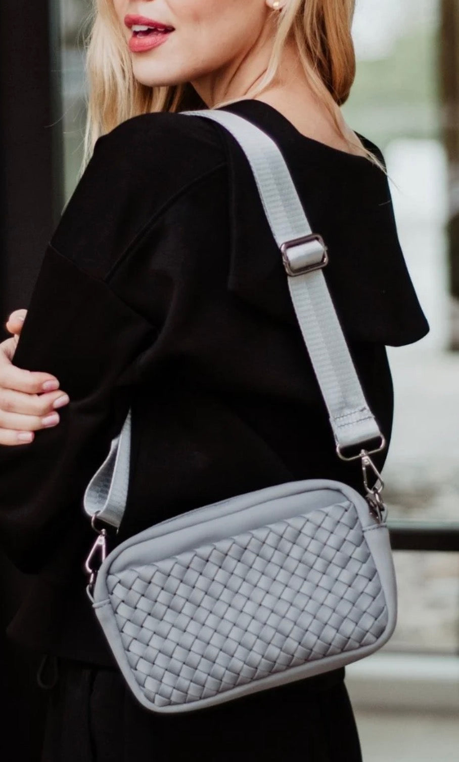 Woven Crossbody Bag