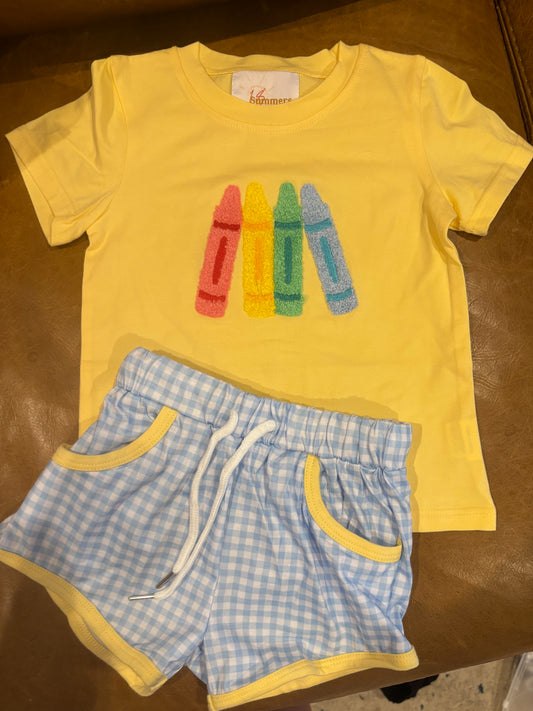 School Crayon Set