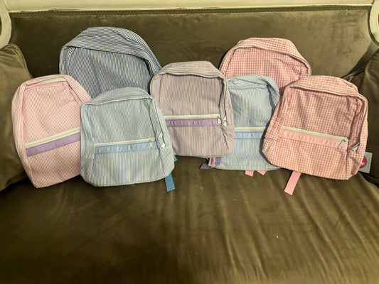 Seersucker Backpacks