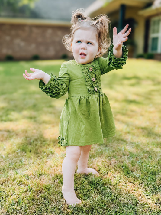 Fall Ruffle Dress