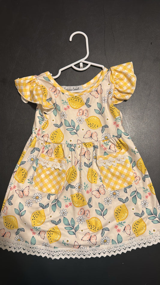 Yellow Lemon Dress