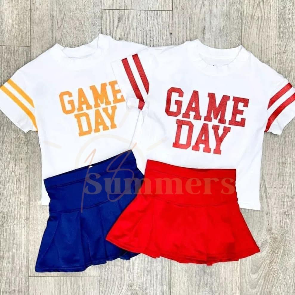 Game Day Skirt Sets- RED