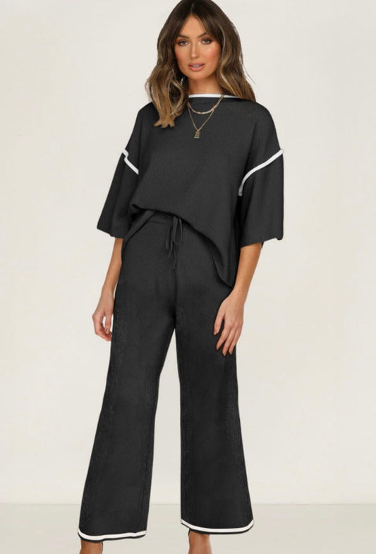 Pre-order 2-Piece Half Sleeve Pants Set
