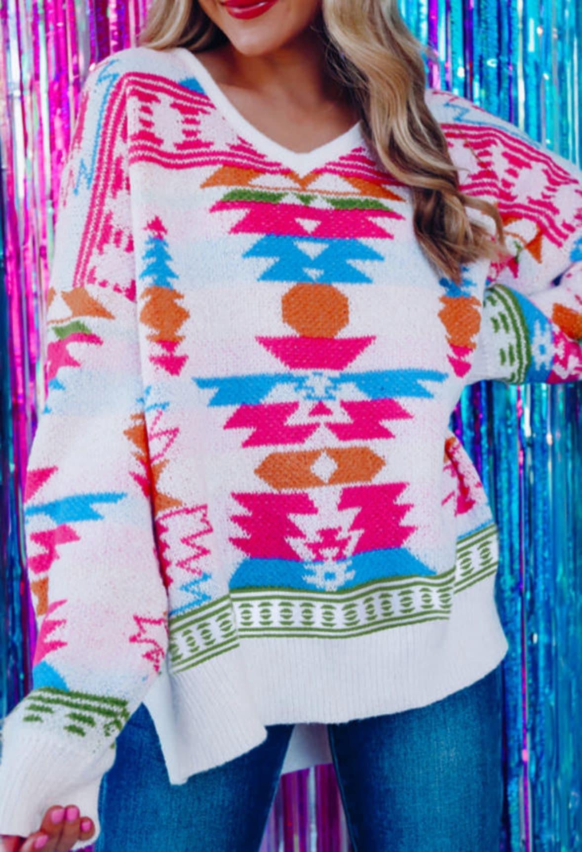 Pre-order Aztec Sweater