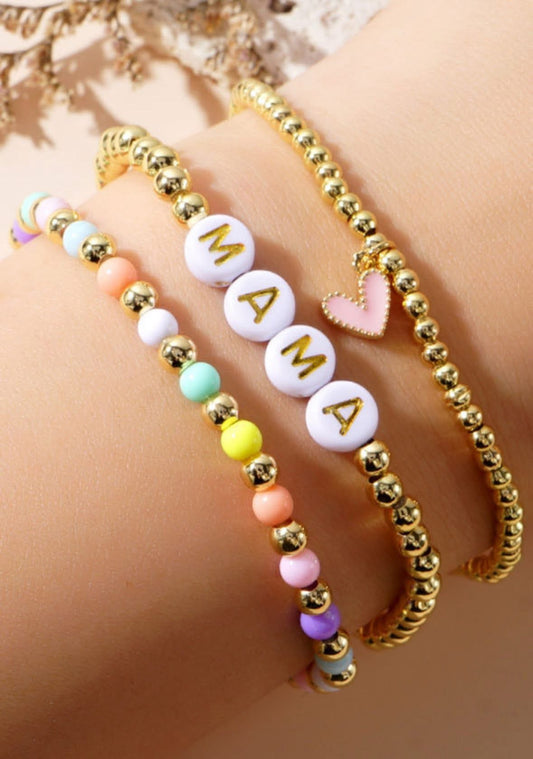 Mama Beaded Bracelet
