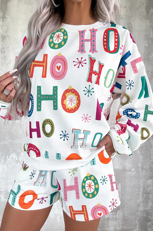 Ho Ho Ho Short Lounge Set
