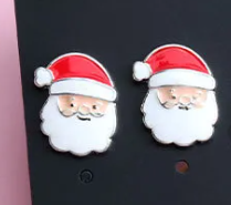 Alloy Christmas Stud Earrings