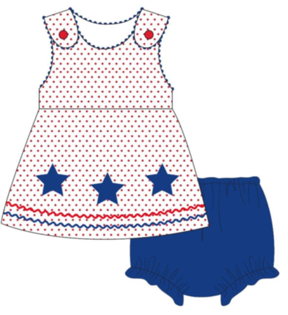 Stars & Stripes Bloomer Set