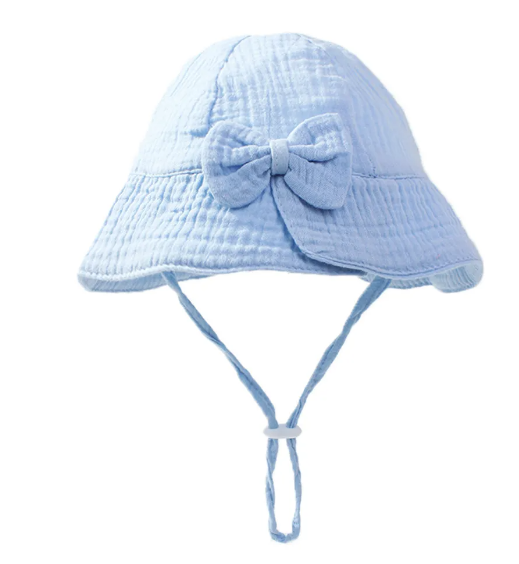 Muslin Bow Sun Hat