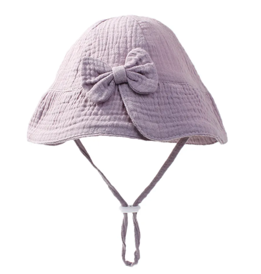 Muslin Bow Sun Hat