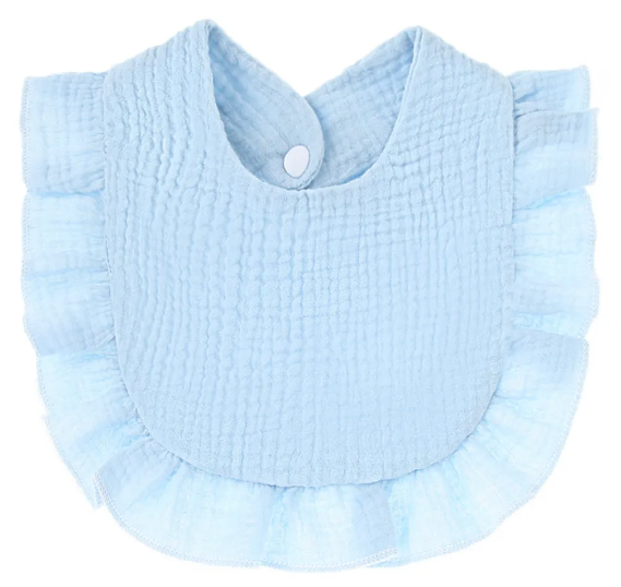 Muslin Ruffle Bibs