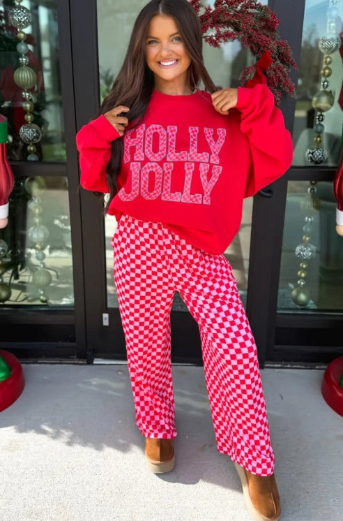 Pre-order Holly Jolly Checkered Set