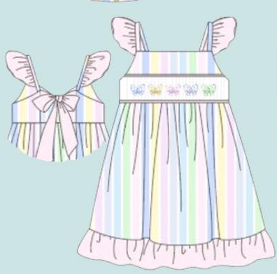 Pastel Rainbow Butterfly Collection