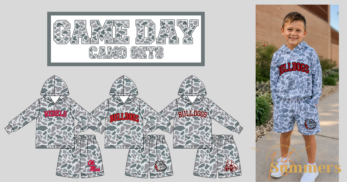 Pre-order Game Day Camo Sets