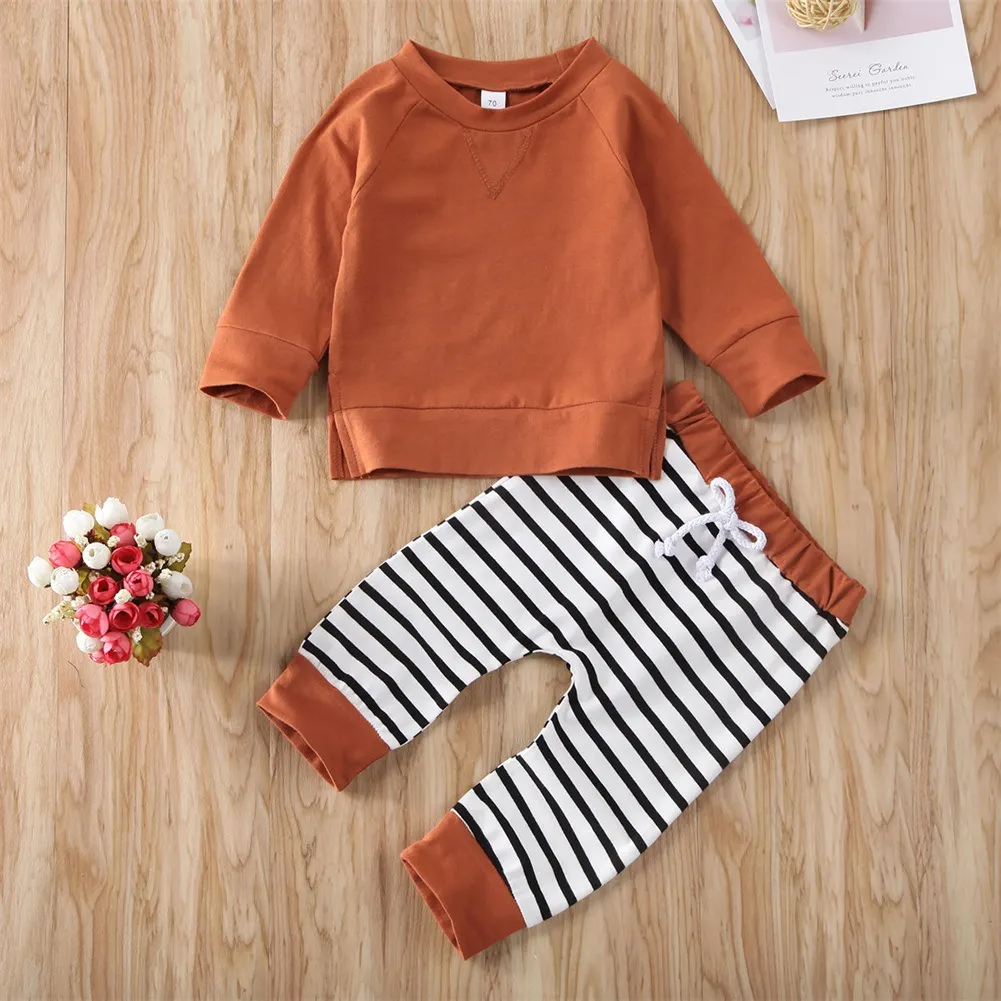 Striped Jogger & Tee Set