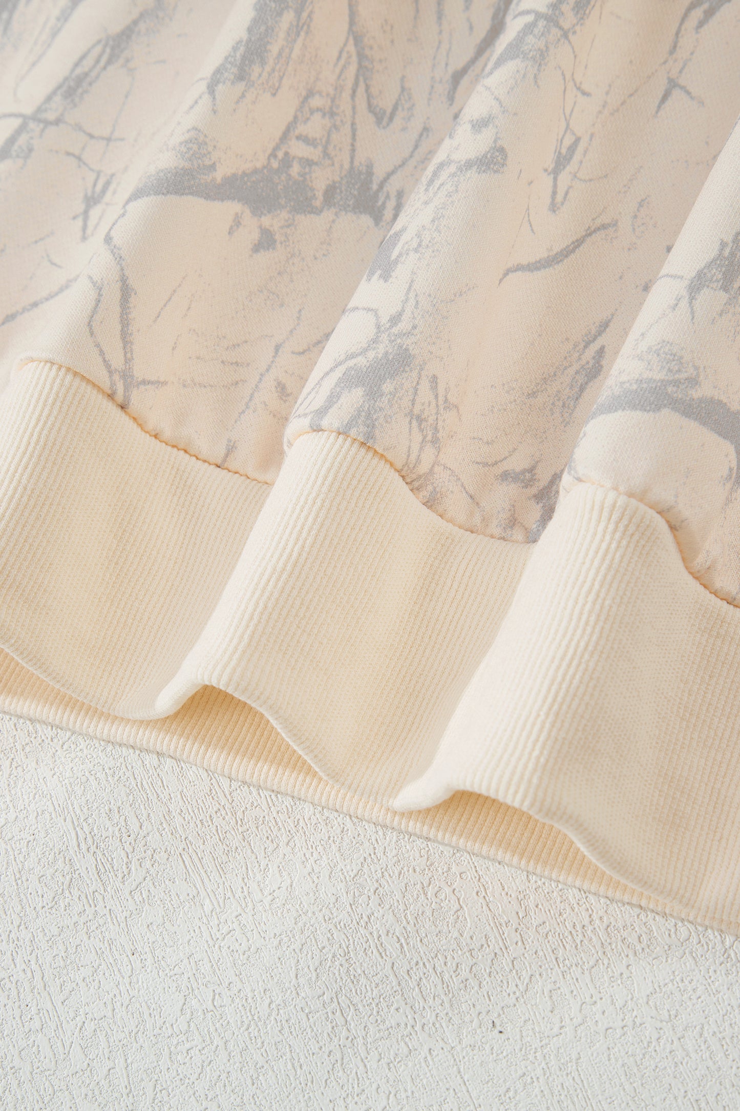 Pink Camo Mock Neck Baggy Sweatshirt